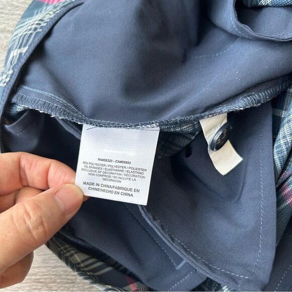 Nike Modern Rise Golf Plaid Pants Style 508275-010 - Picture 8 of 13